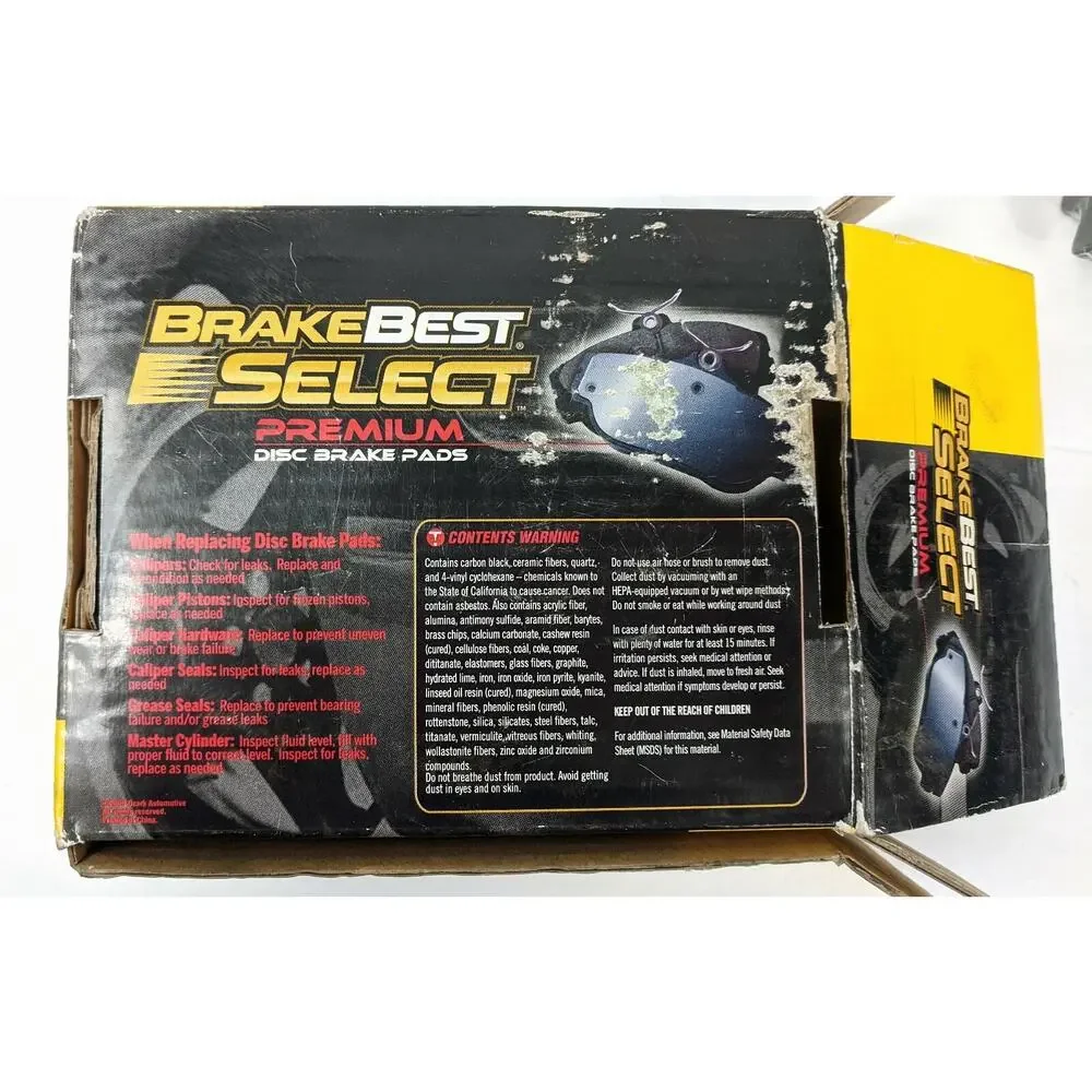 Disc Brake Pads Part # SC828 Best Select Premium Rear Ceramic 4
